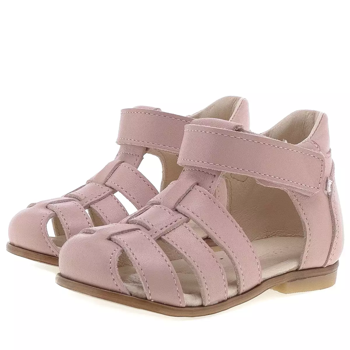 (1093-7) Emel light pink closed sandals