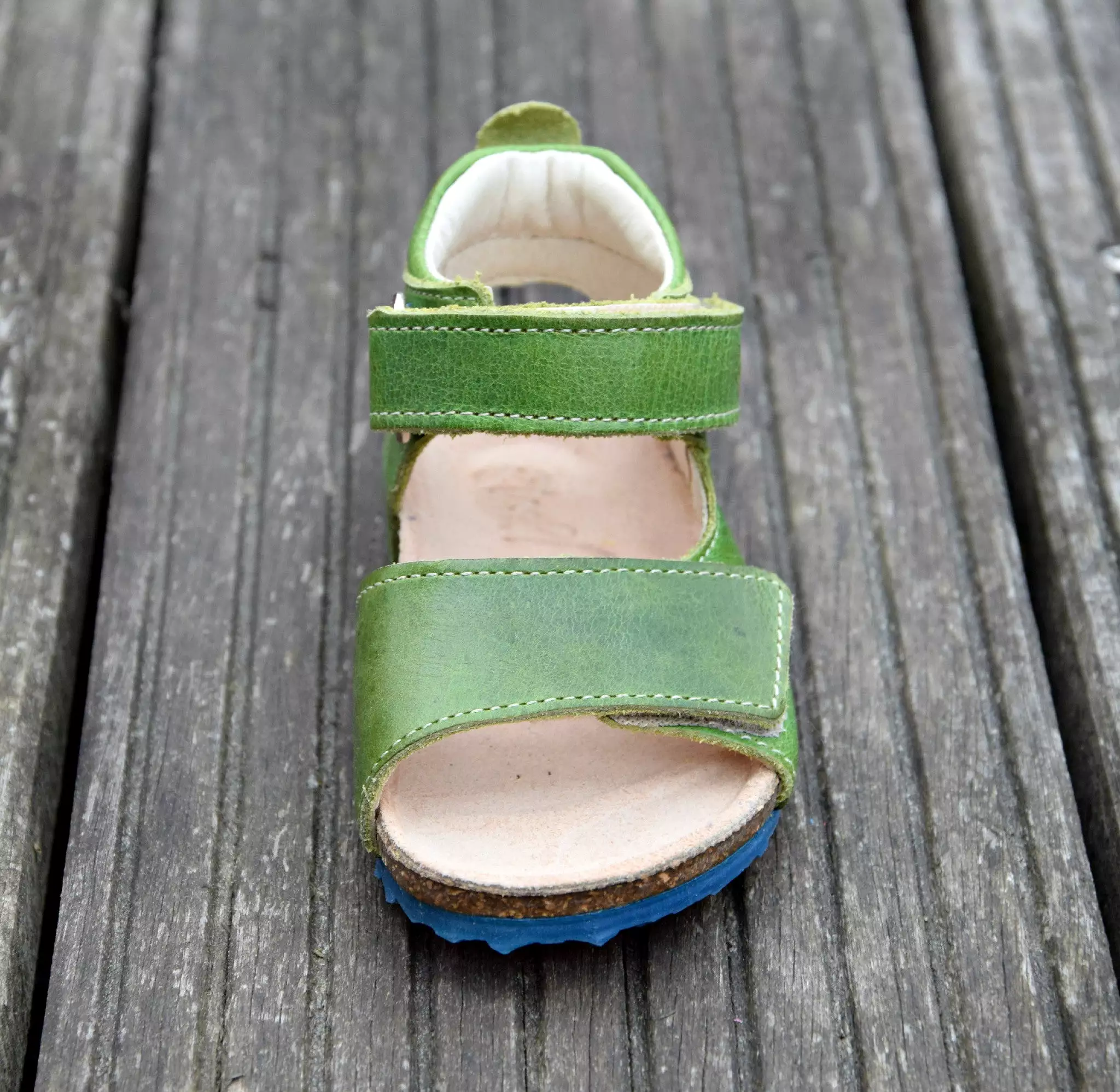 (2508-1) Emel Green Sandals