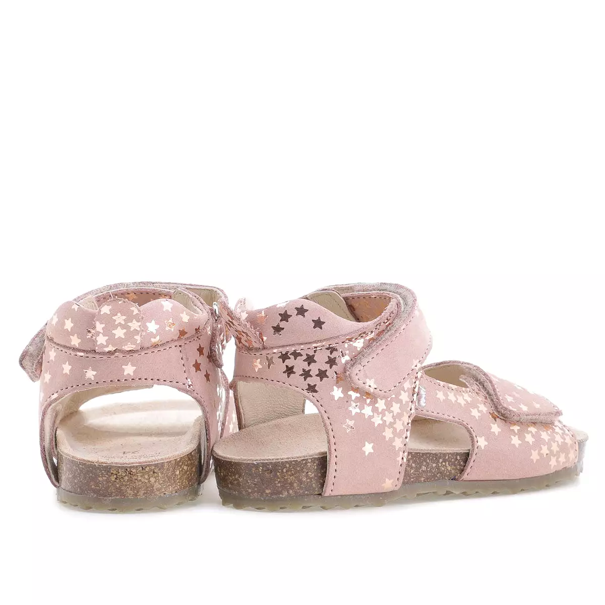 (2508-24/2509-24) Emel pink stars velcro sandals