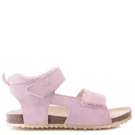 (2508A-3/2509A-3) Emel  pink shiny velcro sandals