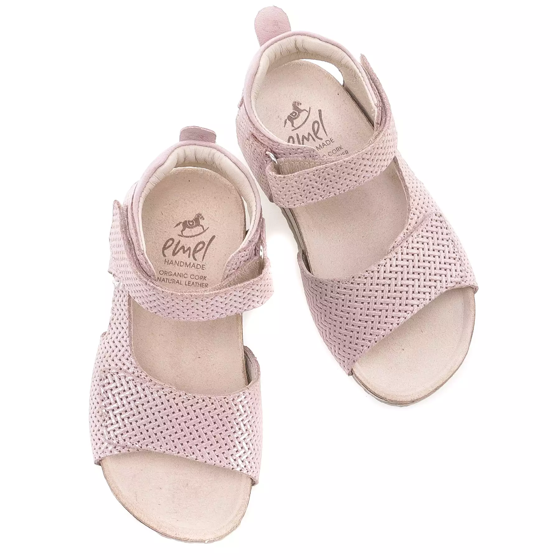 (2508A-5/2509A-5) Emel pink velcro sandals