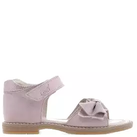 (2681-6) Emel pink bow velcro sandals