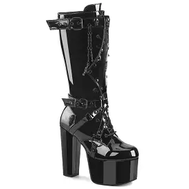 5 Inch Heel TORMENT-218 Black Patent