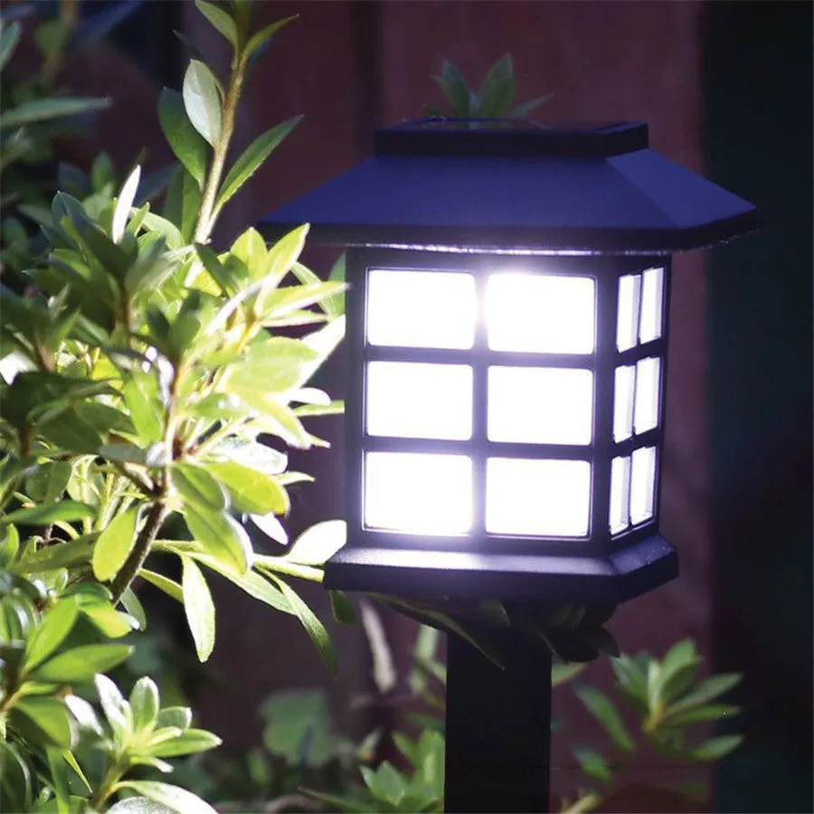 6pcs Led Solar Pathway Lights Waterproof Outdoor Solar Lamp