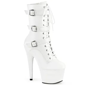 7 Inch Heel ADORE-1043 White Pu