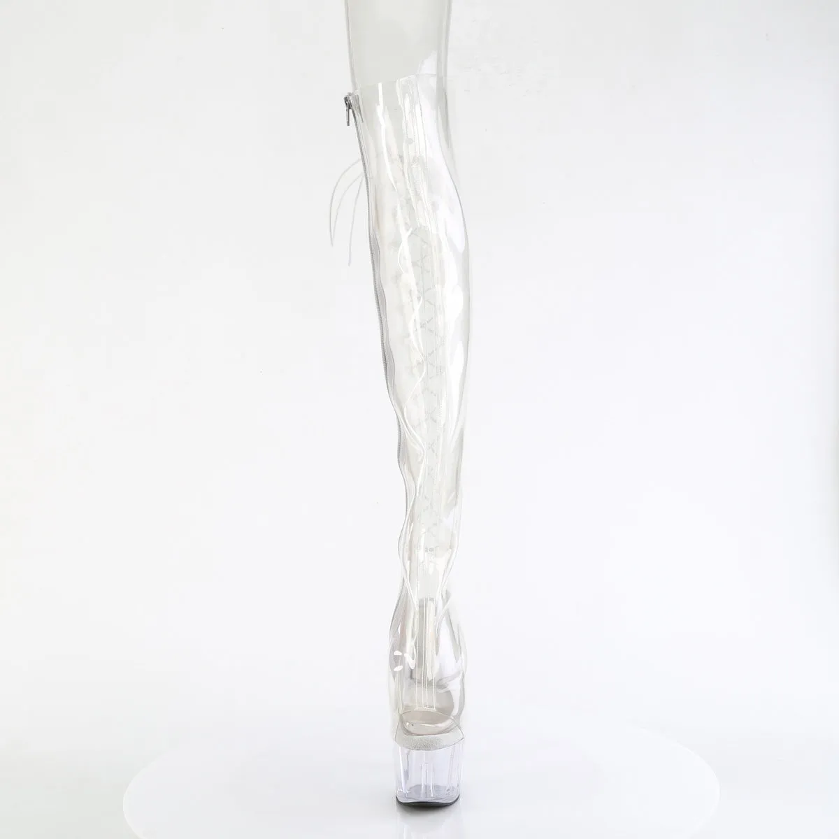 7 Inch Heel ADORE-3019C Clear