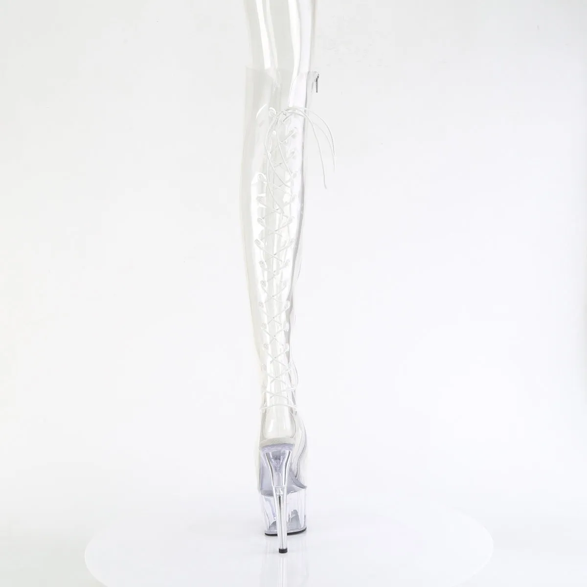 7 Inch Heel ADORE-3019C Clear