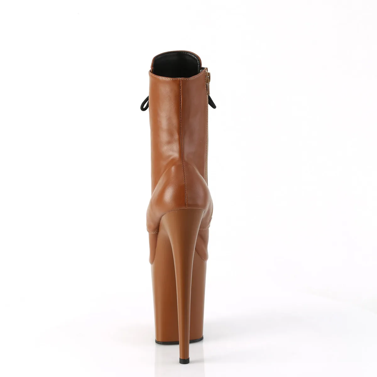 8 Inch Heel FLAMINGO-1020 Caramel Pu