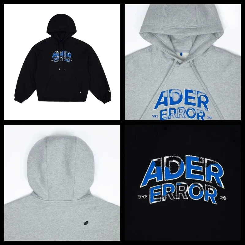 ADERERROR  |Unisex Long Sleeves Hoodies