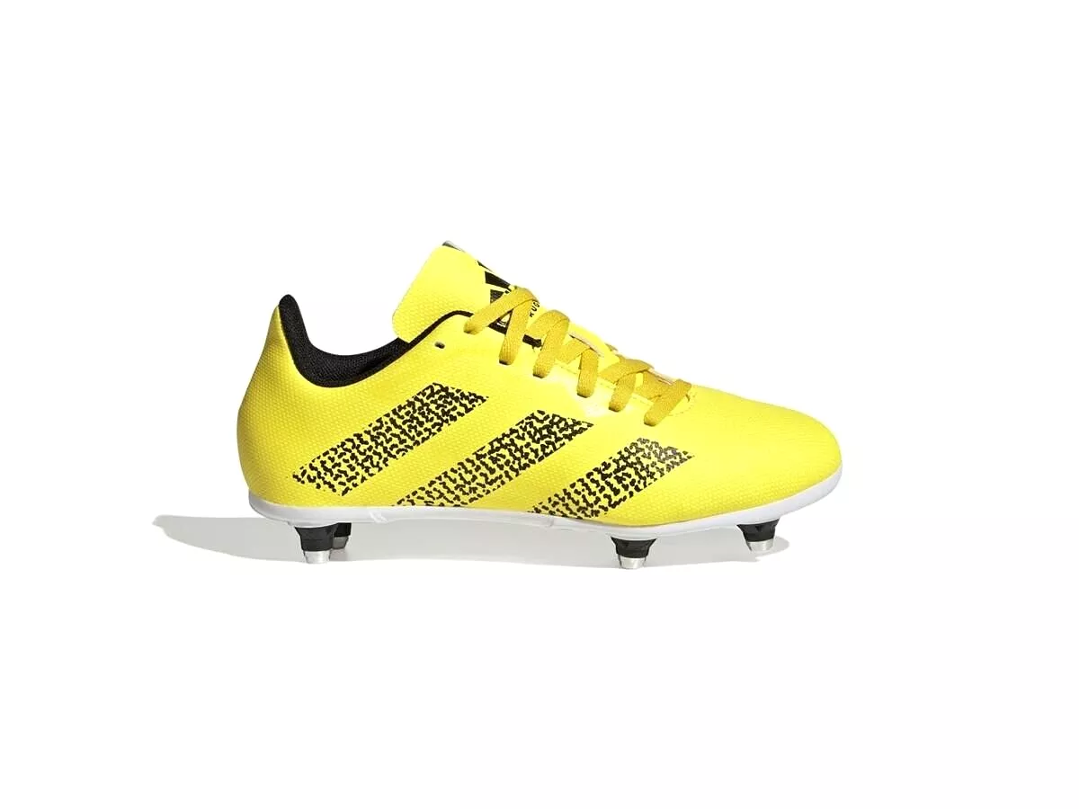 adidas Junior Rugby Boots Soft Ground Kids Childrens Yellow