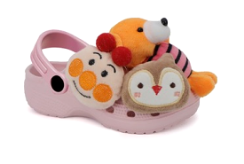 AVA02 - NUDE KIDS STUFFED ANIMAL SANDALS