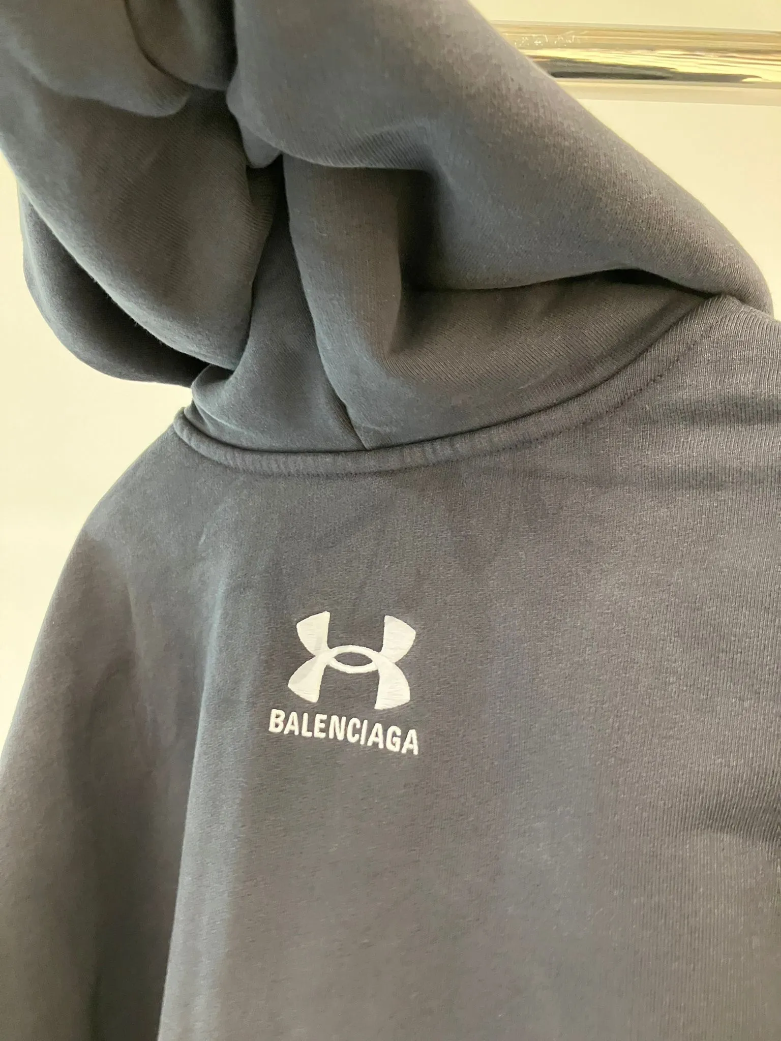 BALENCIAGA  |Unisex Collaboration Cotton Logo Luxury Hoodies