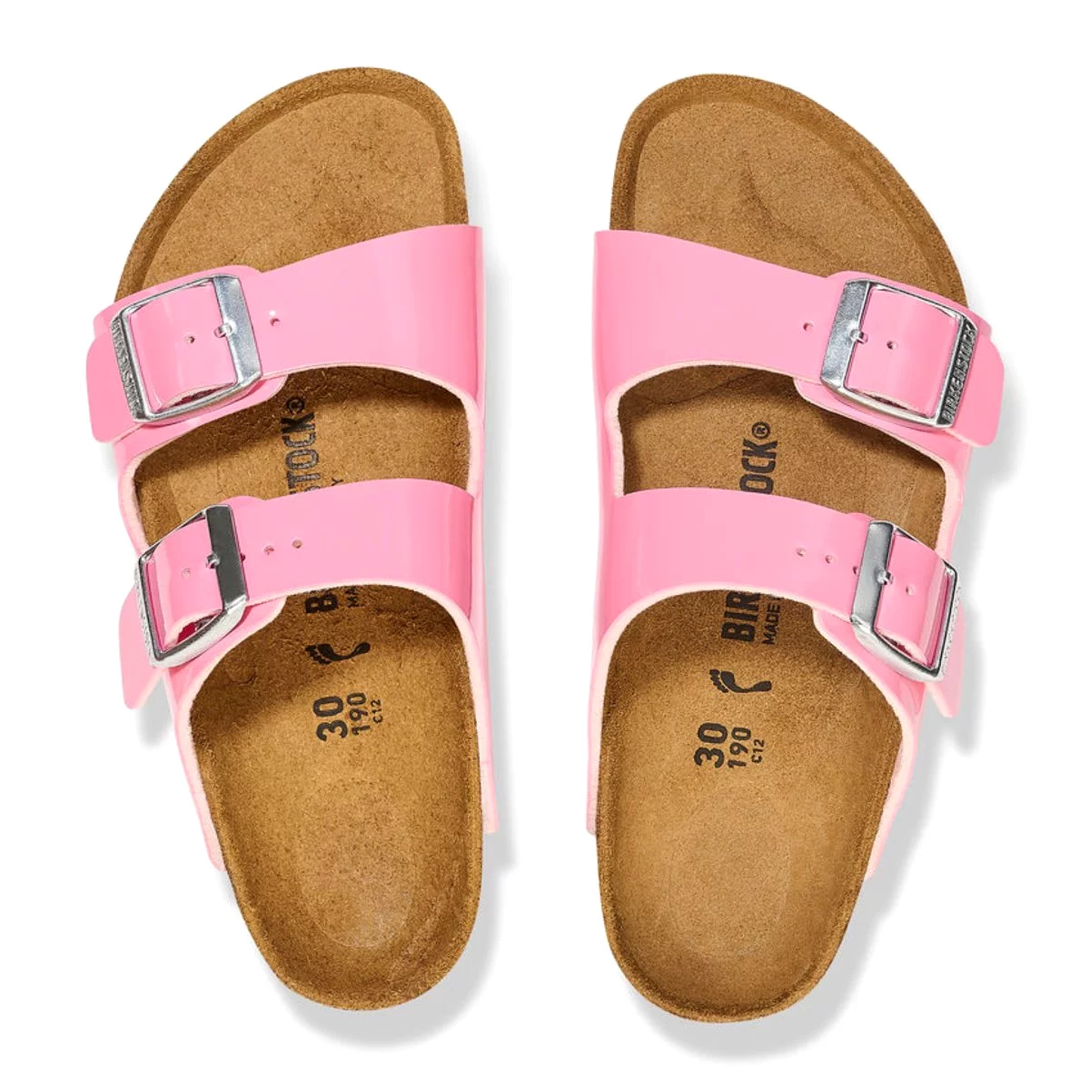 Birkenstock Girl's Arizona Patent Candy Pink