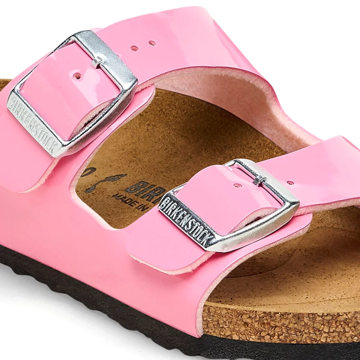 Birkenstock Girl's Arizona Patent Candy Pink