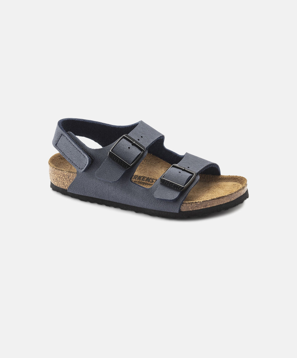 Birkenstock Kids Milano BirkiBuc Navy Sandals