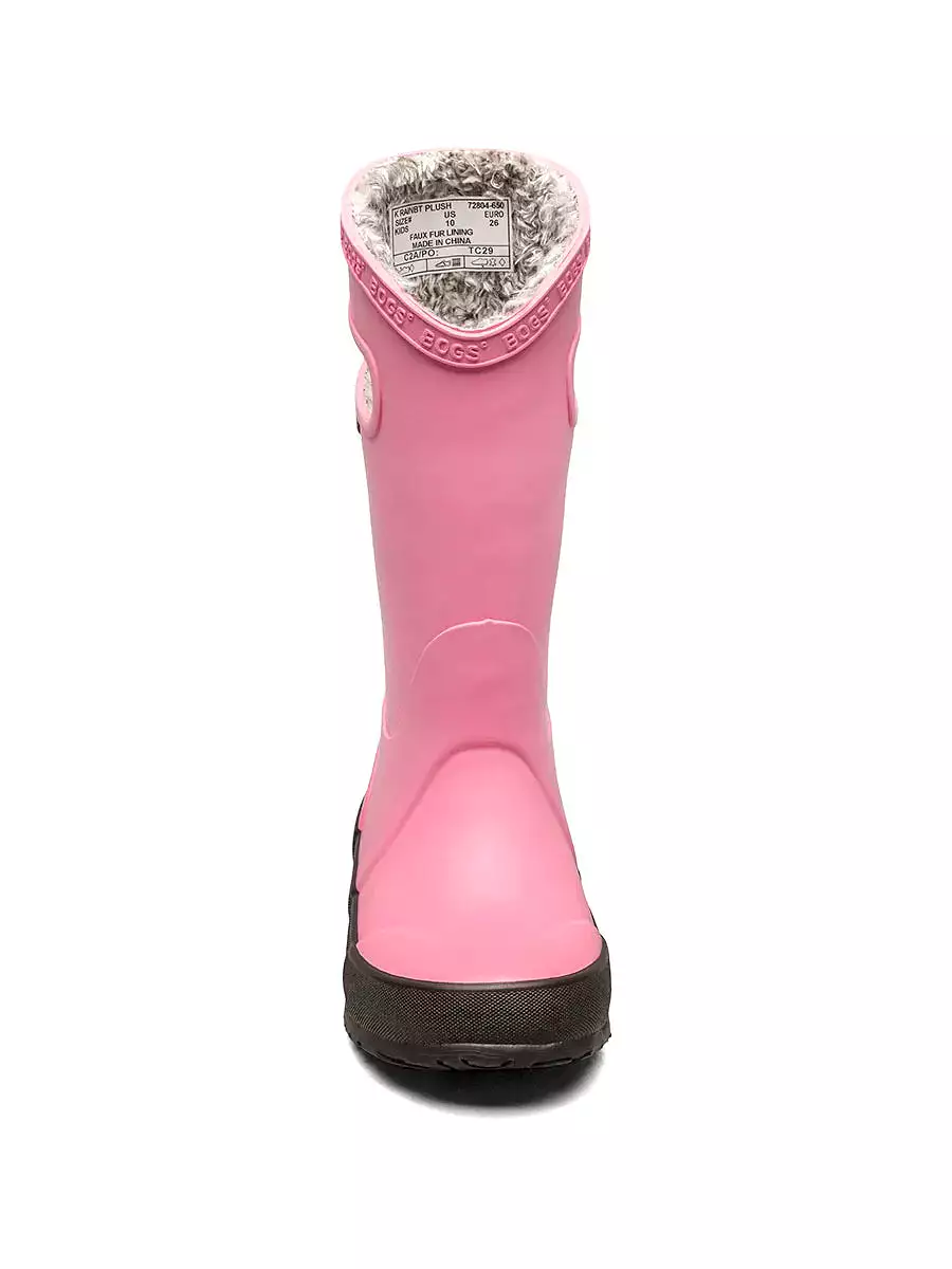 Bogs - Kid Rainboot Plush Pink