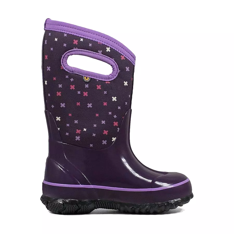 Bogs - Kids Classic Plus in Eggplant Multi