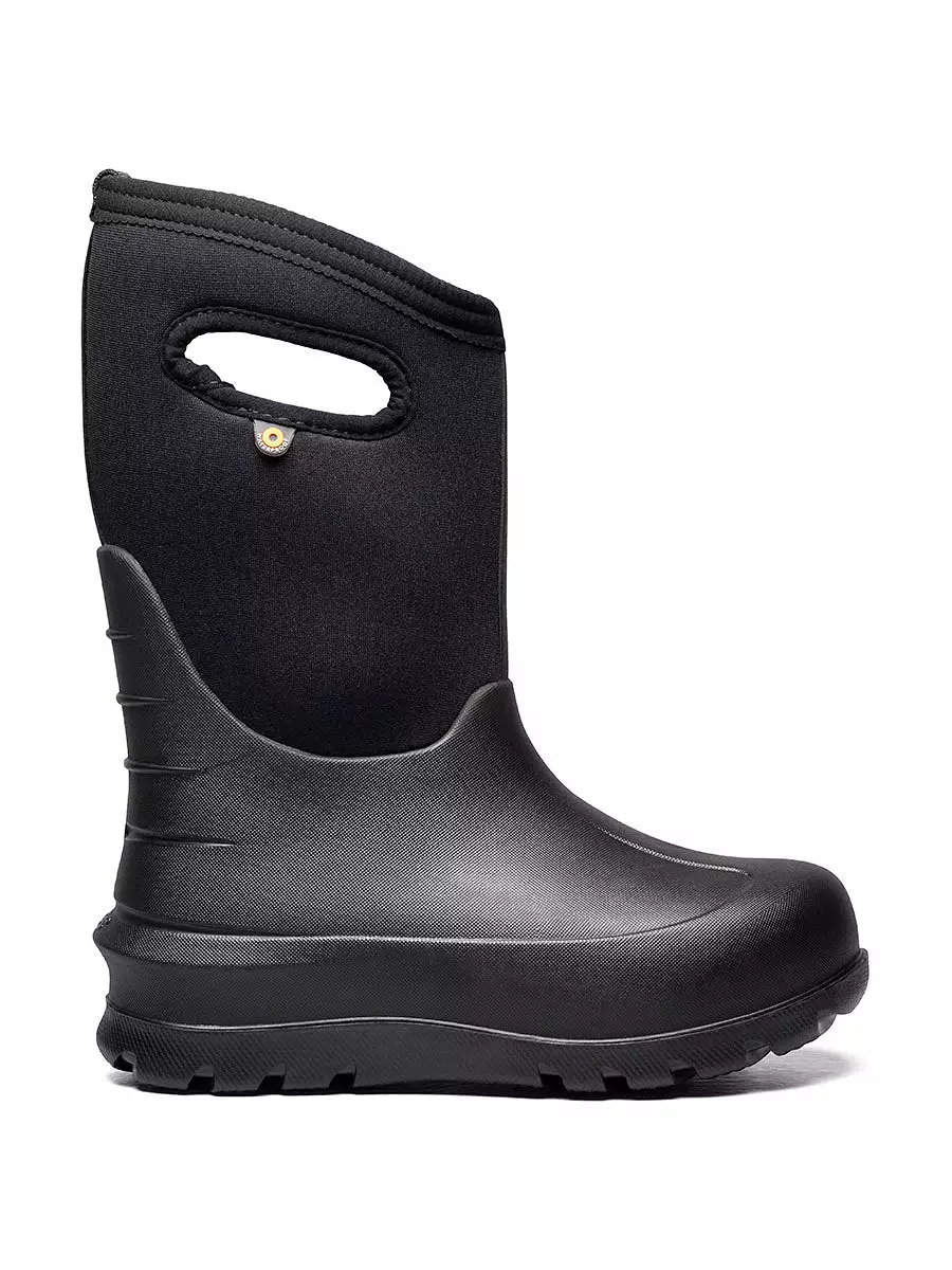 Bogs - Kids Neo-Classic Solid Black Winter Boots