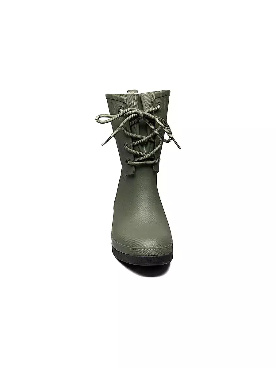 Bogs - Women's Amanda II Lace Green Rain Boots