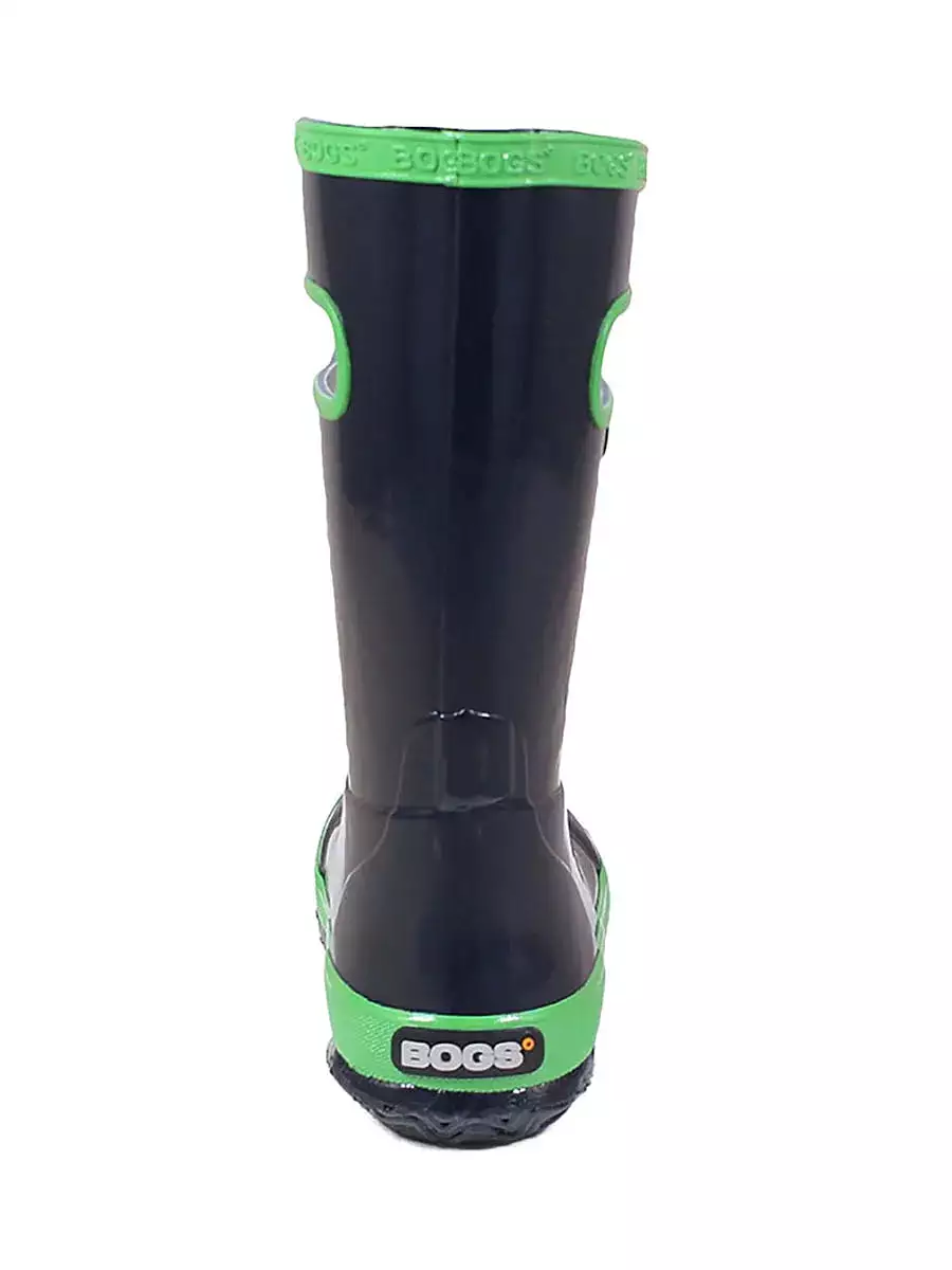 Bogs- Kid's Rain Boots Navy/Green 71326-411