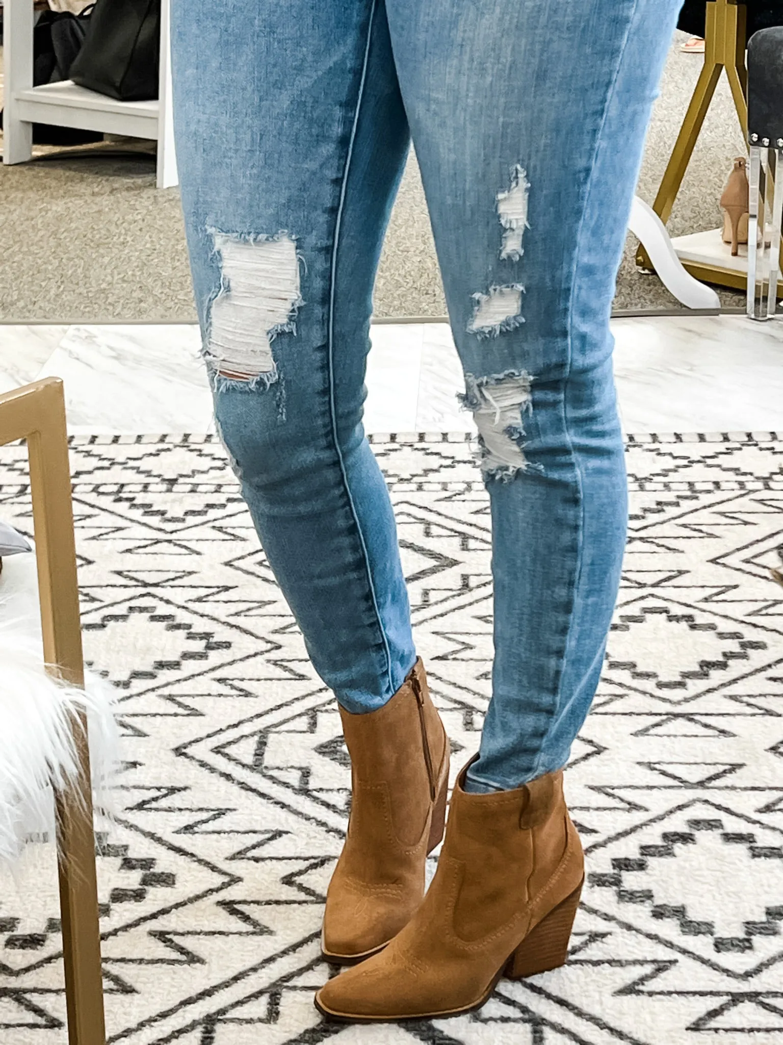 Corinna Suede Bootie