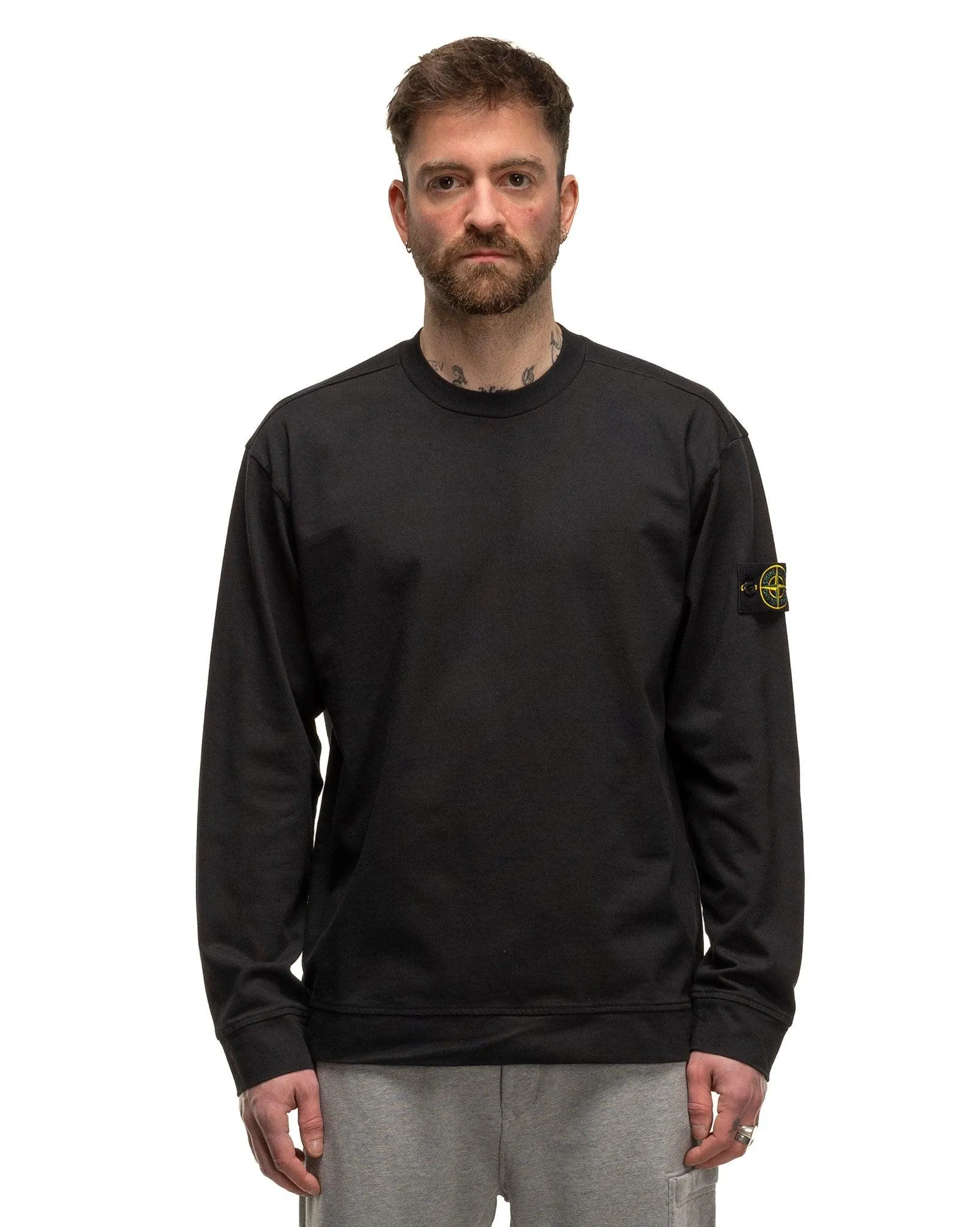 Crewneck Sweatshirt Black #01