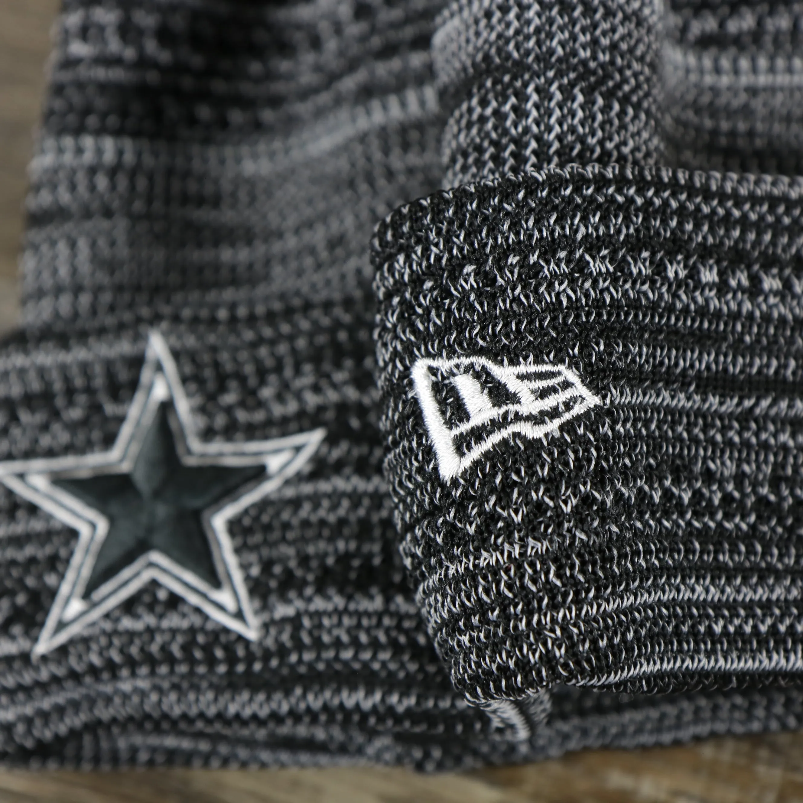 Dallas Cowboys On Field Sideline Winter Knit Sports Beanie | Gray Winter Beanie