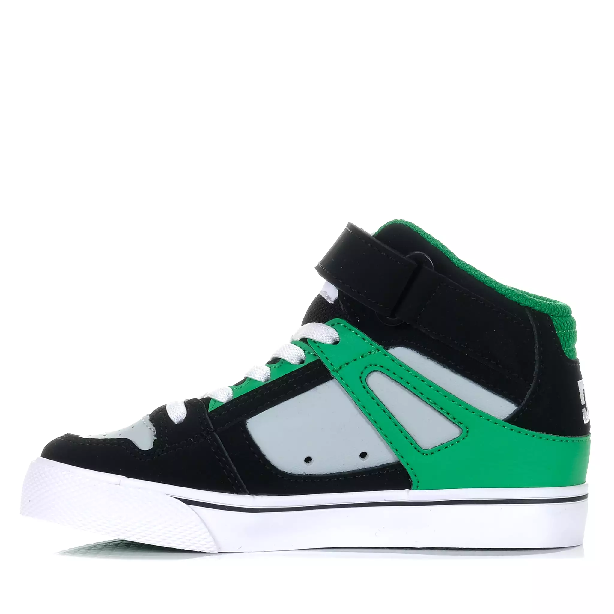 DC Pure High-Top EV Black/Kelly Green