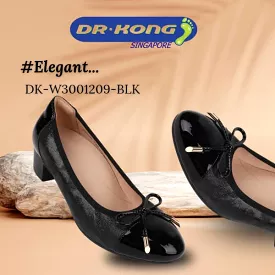 DR.KONG WOMEN COMFORT HEEL SHOES DK-W3001209-BLK(RP : $189)