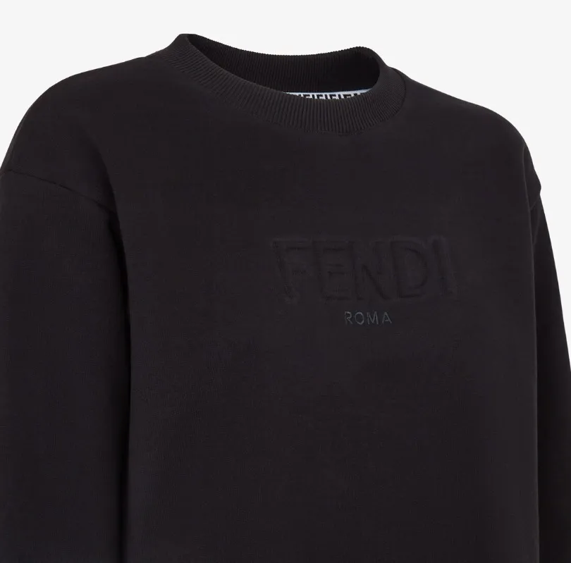 FENDI  |Plain Logo Hoodies & Sweatshirts