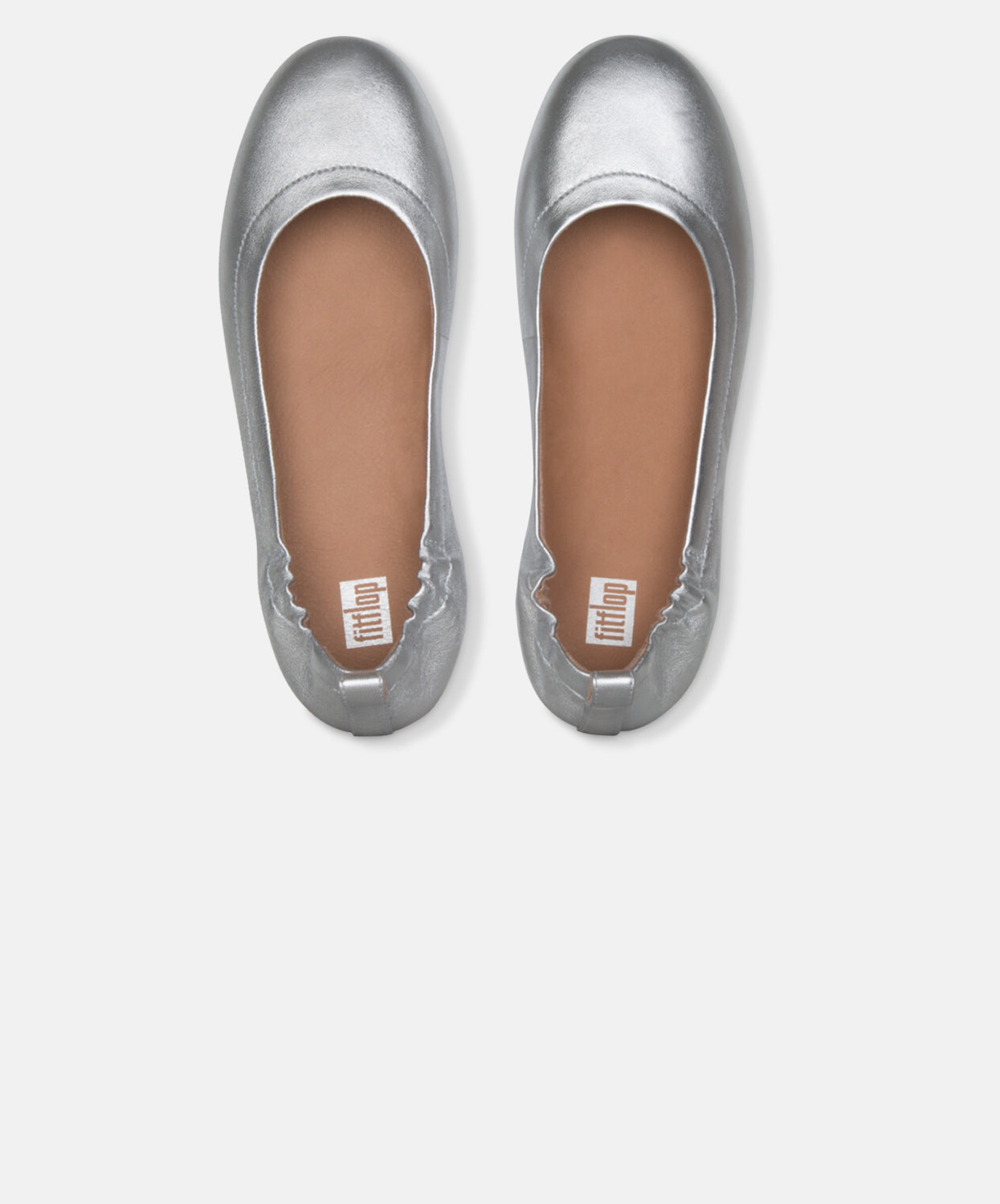 FitFlop Allegro Ballet Flats Silver