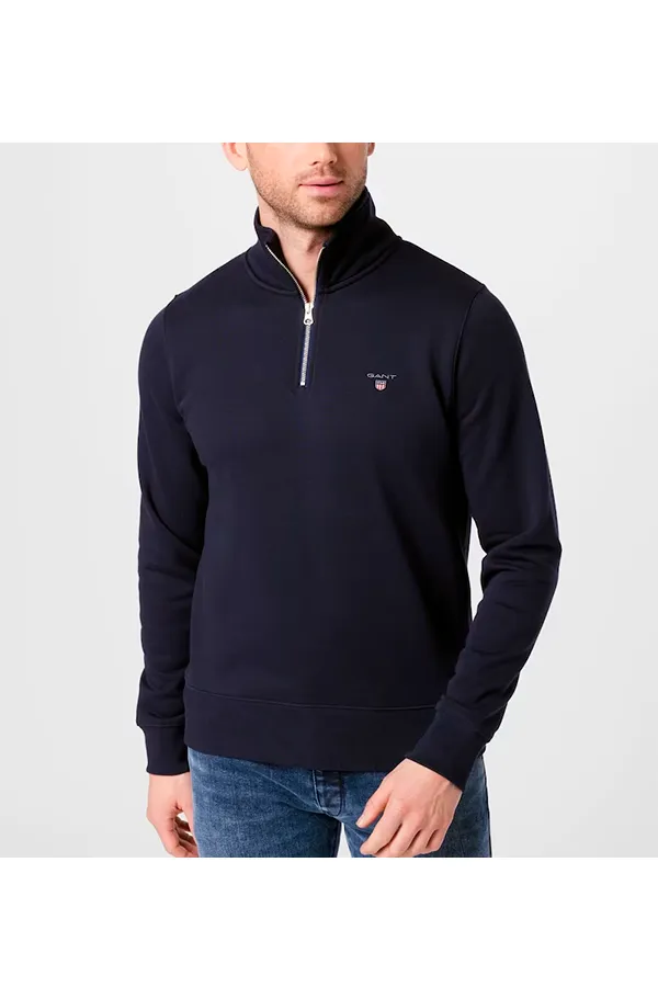 GANT 1/4 Zip Regular Navy