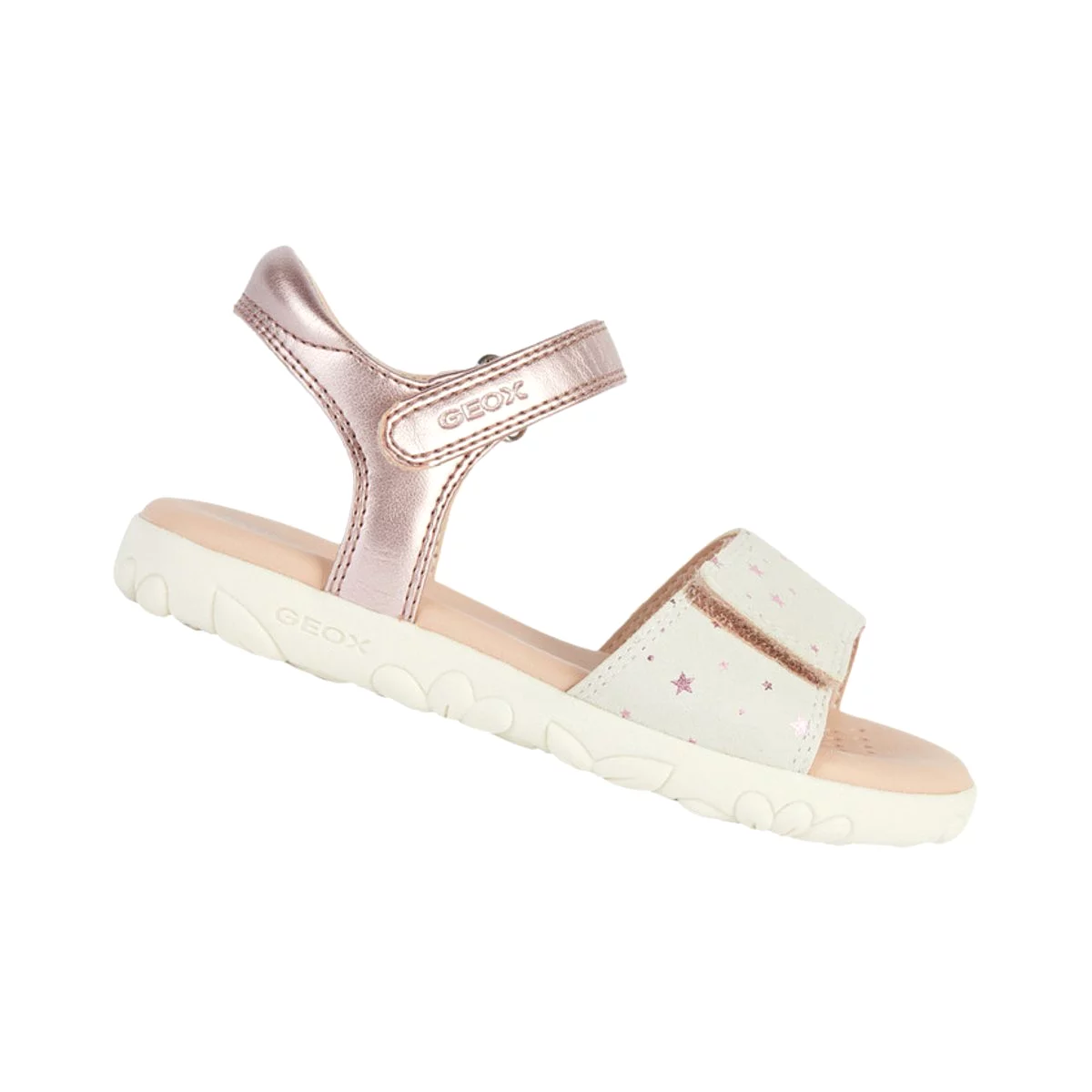 Geox Girl's Haiti Old Rose/Off White