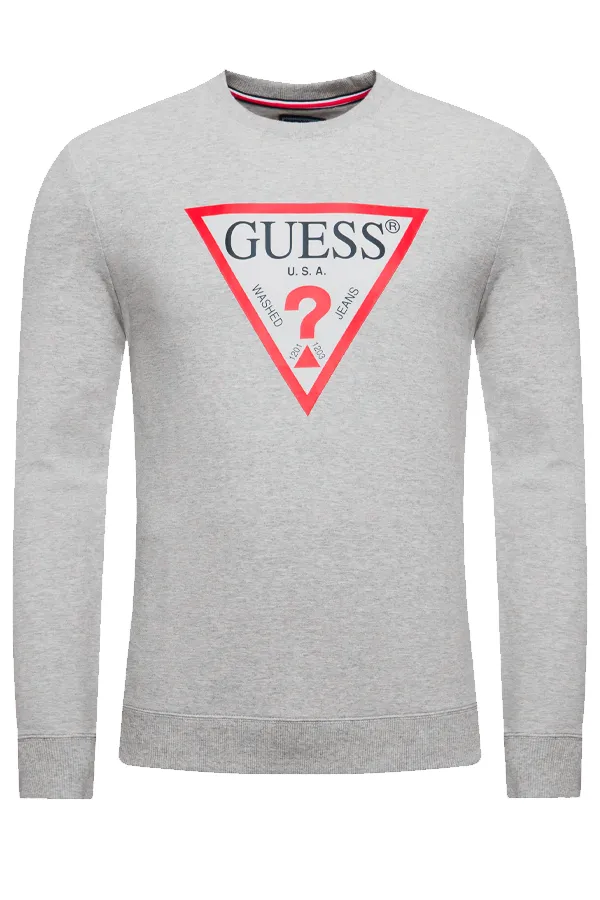 GUESS Sweatshirt Original Logo Grey