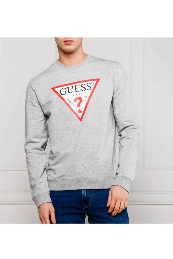 GUESS Sweatshirt Original Logo Grey