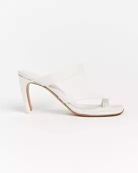 Heeled Sandals in White