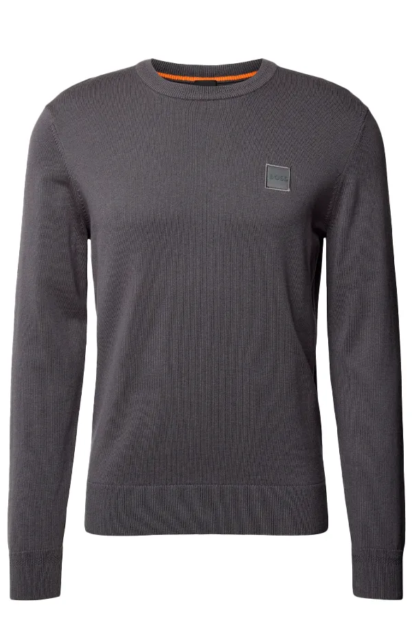 Hugo Boss Knit Cashmere Blend Dark Grey