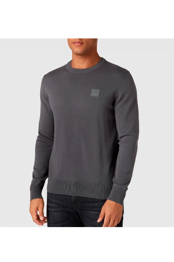 Hugo Boss Knit Cashmere Blend Dark Grey