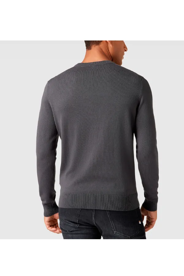 Hugo Boss Knit Cashmere Blend Dark Grey