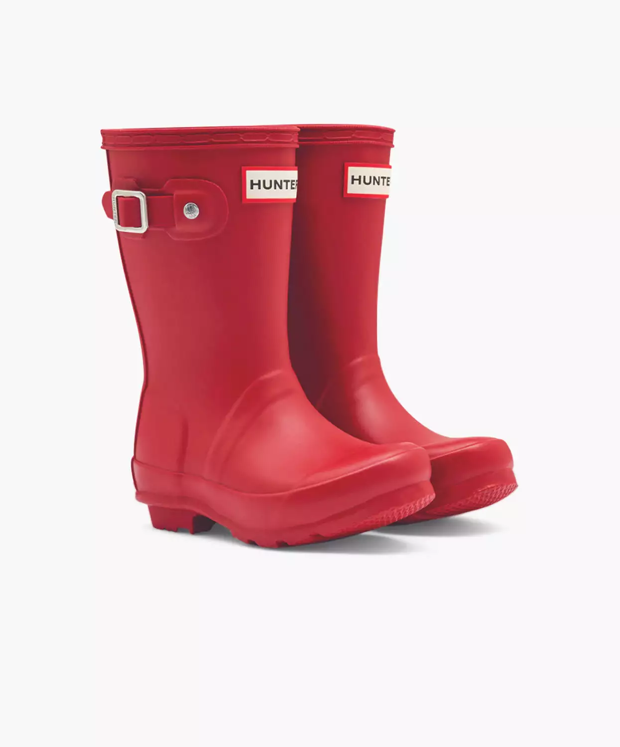 Hunter Original Juniors Military Red Wellington Boots