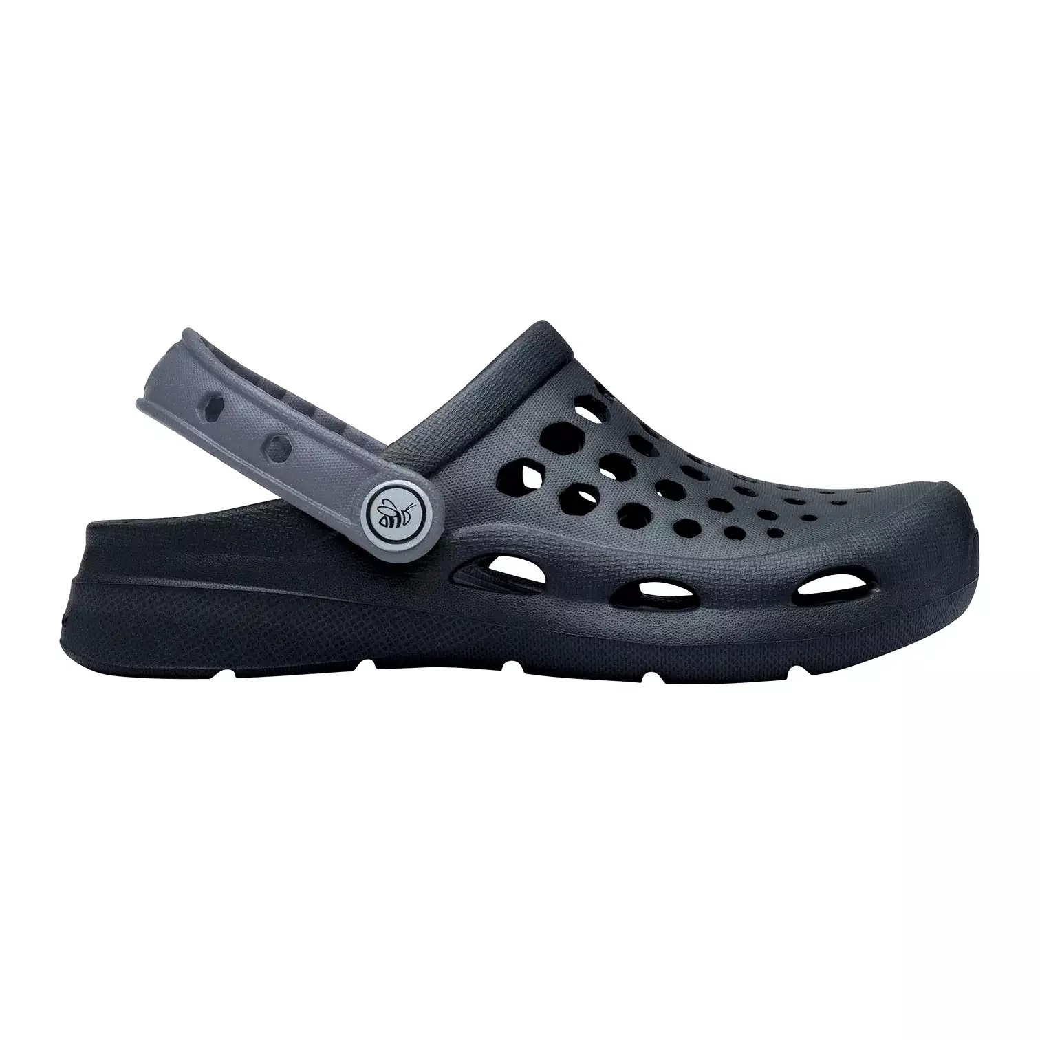 Joybees Black/Charcoal Kids' Active Clog