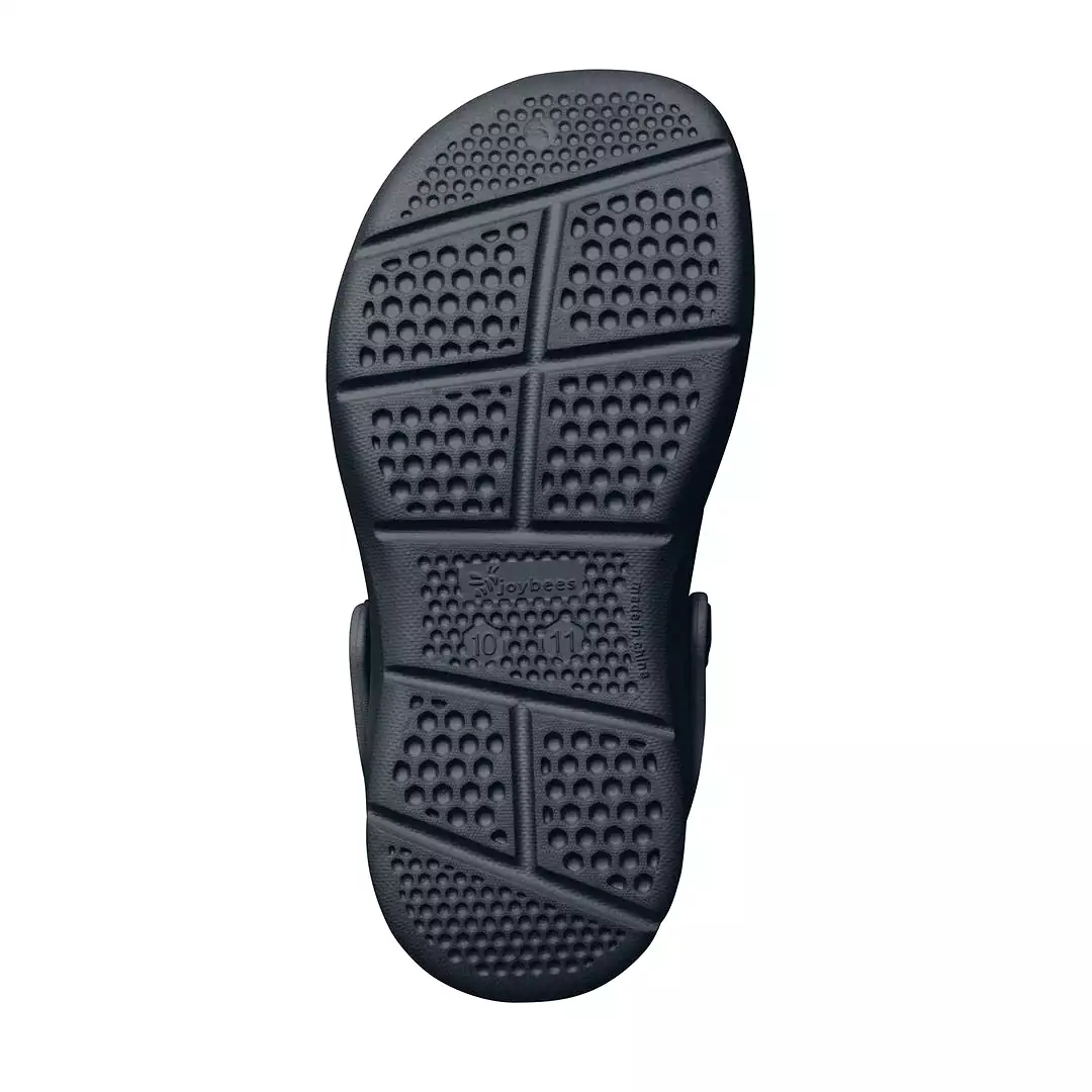 Joybees Black/Charcoal Kids' Active Clog