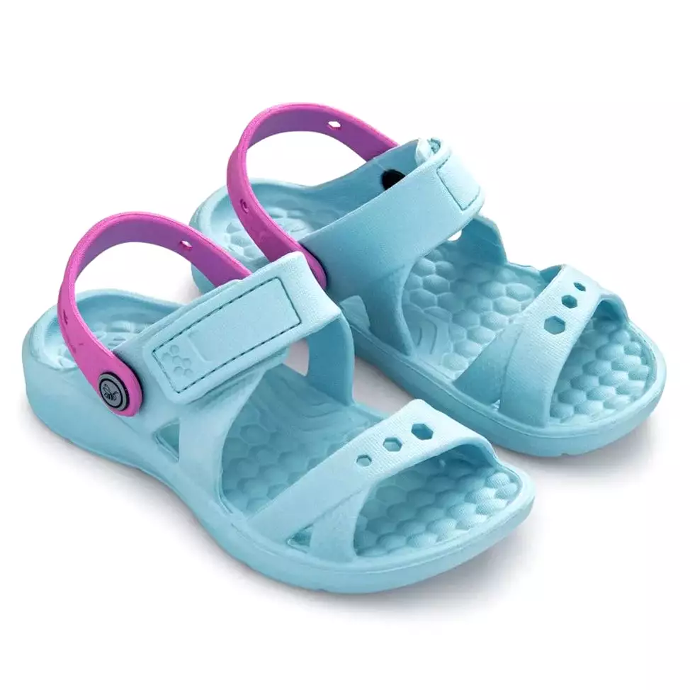 Joybees Sky Blue/Orchid Kids' Adventure Sandal