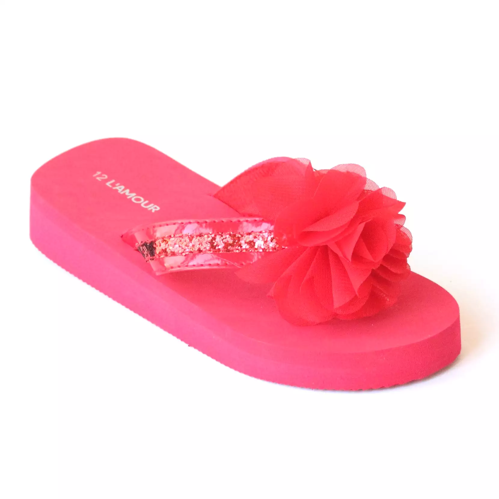 L'Amour Girls Sequin EVA Foam Sandals