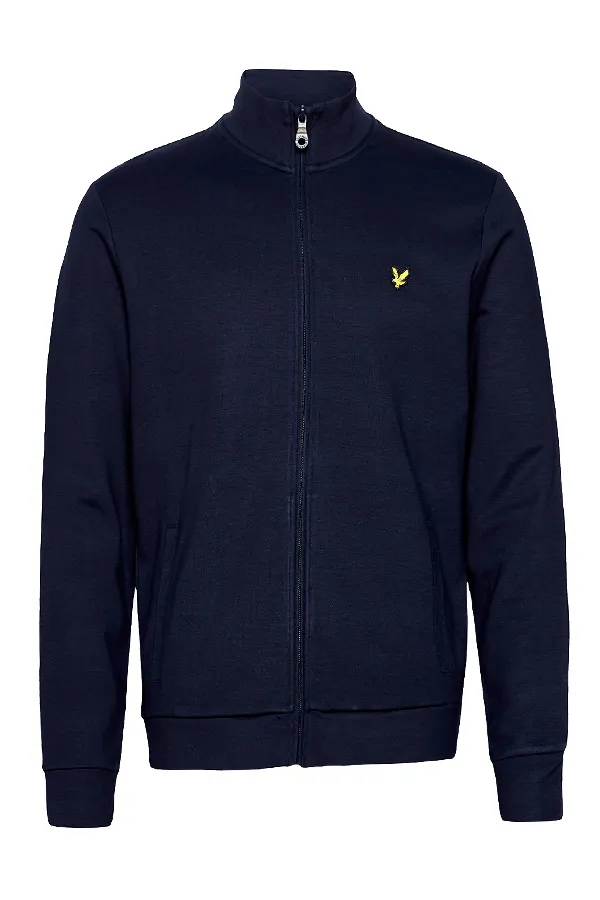 Lyle & Scott Zip Track Top Navy