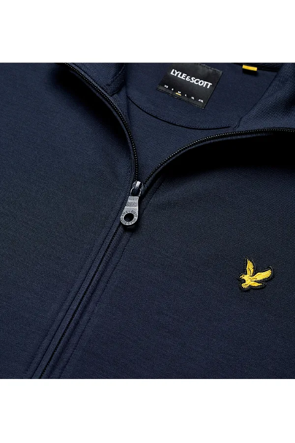 Lyle & Scott Zip Track Top Navy