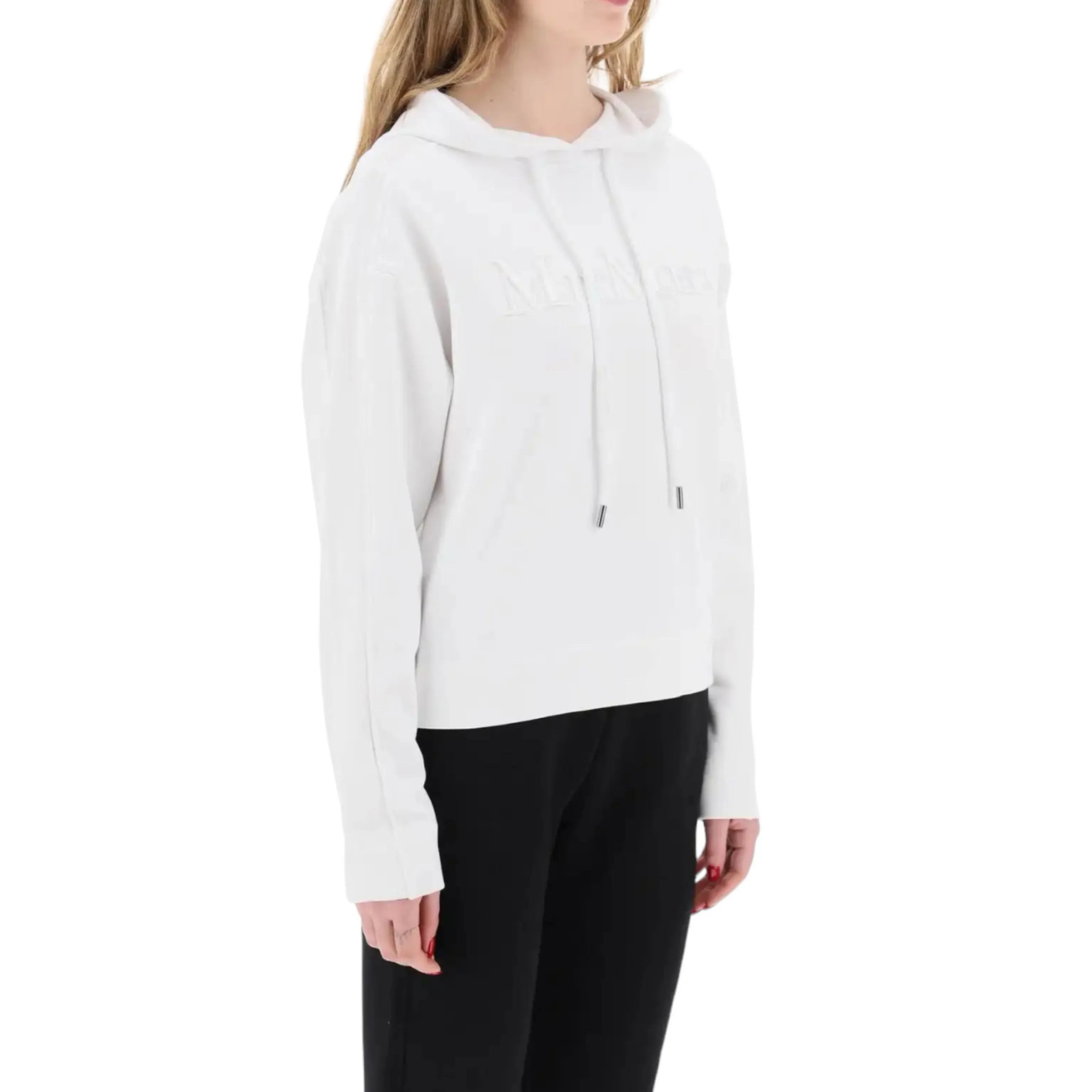 MaxMara  |Plain Cotton Logo Hoodies & Sweatshirts