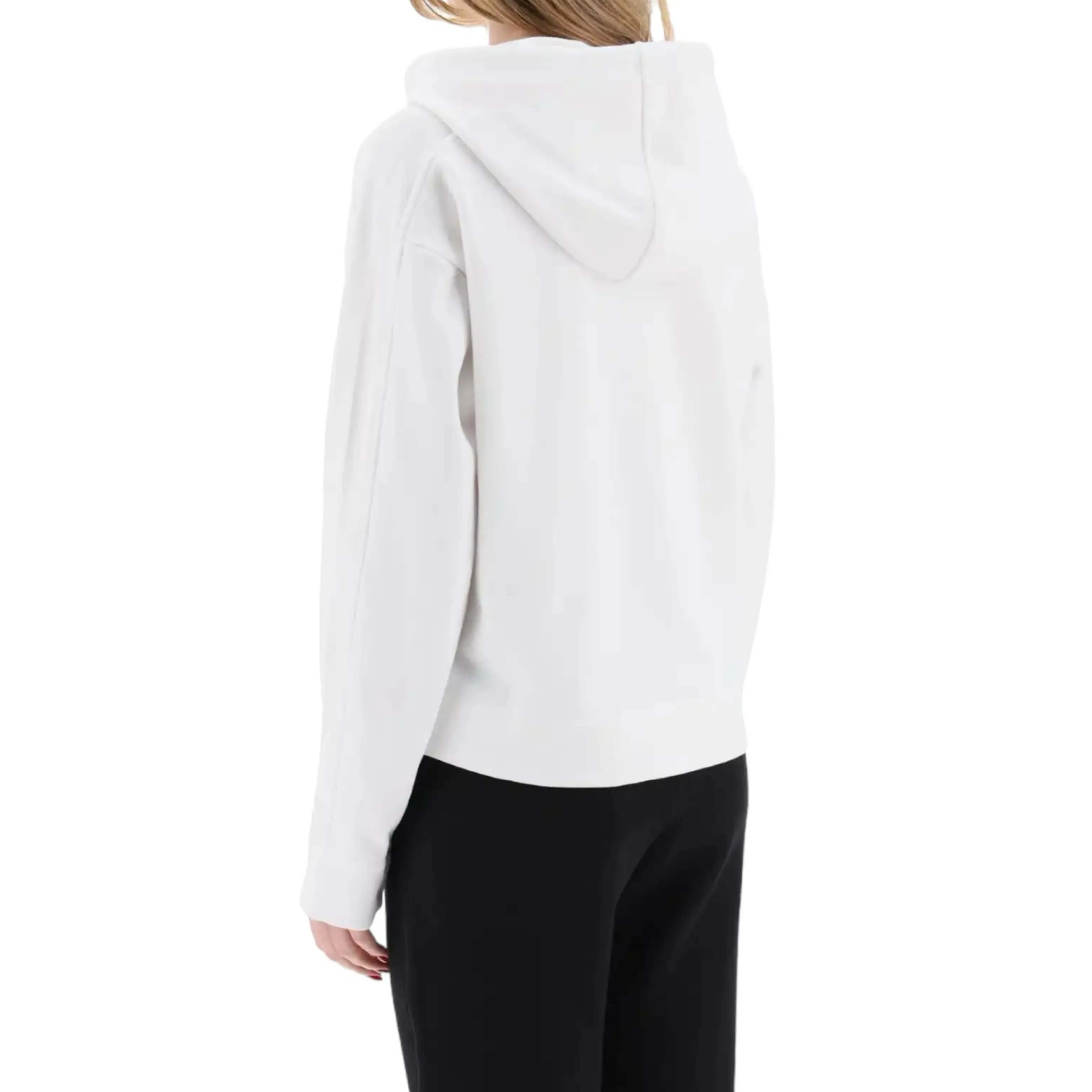 MaxMara  |Plain Cotton Logo Hoodies & Sweatshirts