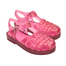 Mini Melissa Possession Shiny Kids - Glitter Pink