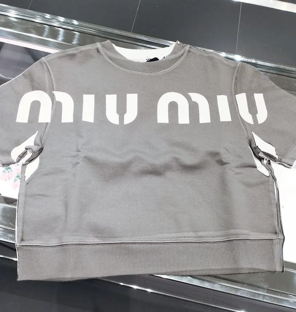 MiuMiu  |Logo Outlet Hoodies & Sweatshirts